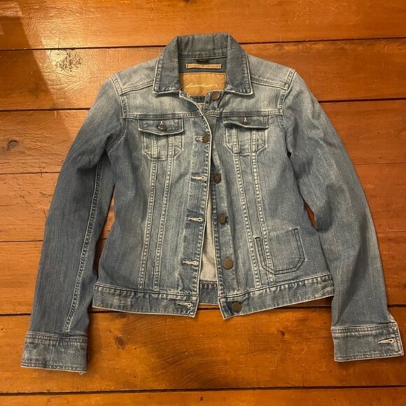 Eddie Bauer Denim Jean Jacket Women’s XS - Picture 2 of 10